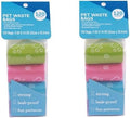 Fashion Dog Waste Bags 120 Count – Leak-Proof Poop Bags for Dogs and Cats, Durable Doggie Bags with Fun Blue Prints, Pet Waste Bags for Clean-Up. (Pack of 2)