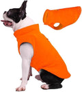 JACKO & CO - Fleece Vest Dog Sweater with Leash Ring - Soft, Warm & Lightweight Pullover Coat for Small & Medium Dogs, Puppies & Cats - Cozy Fall/Winter/Spring Pet Jacket (Pumpkin, X-Small 2-4lbs)