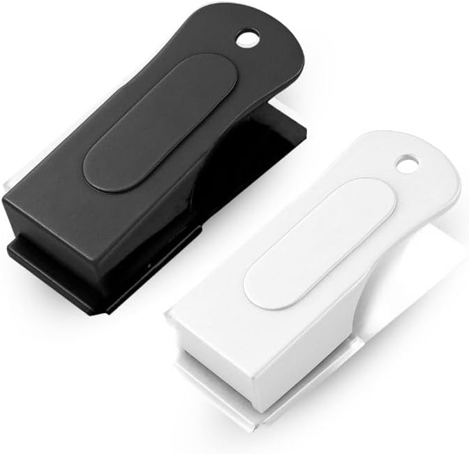 Dog Clicker Black & White with Necklace (4 Pack) - Clickers for Pet Training - Dog Training & Behavior Aids Easy to Carry with You Anywhere - Teach Your Dog Tricks or Reward His Behavior