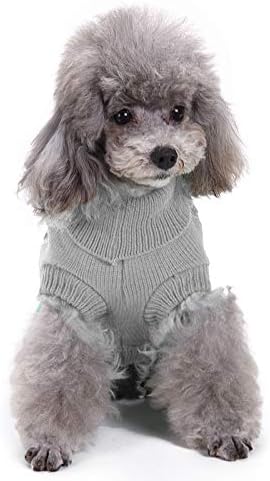 Dog Sweater, Warm Dog Sweaters for Small Dogs Medium Large Dogs, Cute Winter Classic Turtleneck Pet Sweater Cat Sweater Dog Clothes Coat Dog Christmas Sweaters for Girls Boys Dog Puppy Cat