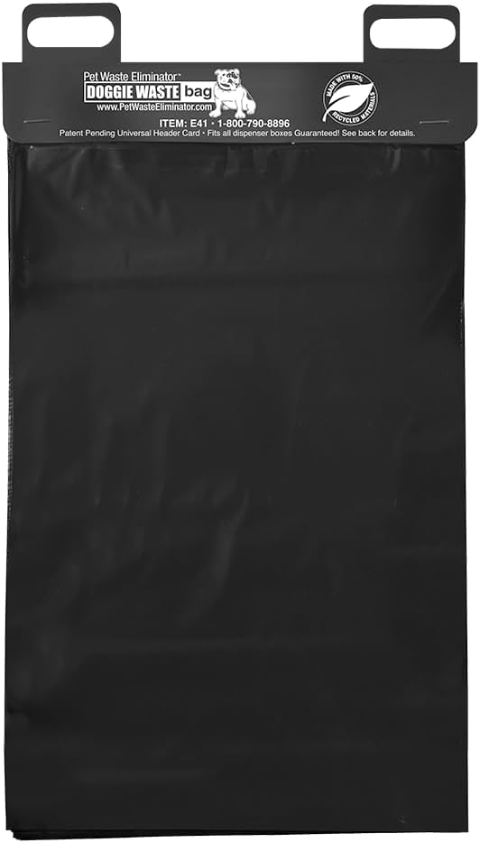 4000 Dog Poop Header Bags - Extra Strong, Leak-Proof, Easy Pull - Partially Made with Recycled Materials - Bulk Packs for Parks, HOAs, Apartments