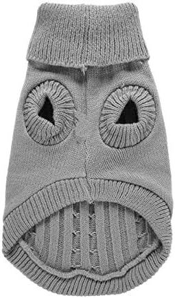 Dog Sweater for Small, Medium, Large Dogs - Warm Winter Classic Turtleneck Pet Clothes Coat for Puppies, Cats - Cute Christmas Sweaters for Girls Boys