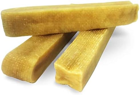 EcoKind Premium Gold Yak Cheese Himalayan Dog Chews, Dog Treats Large Breed, All Natural, High Protein, for Aggressive Chewers, Large - 3 Chews