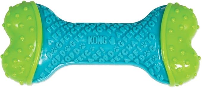 KONG CoreStrength Bone - Dog Dental Chew Toy - Durable, Multi-Layered Dog Toy for Enrichment Play & Dental Care - with Textured Body for Teeth Cleaning - for Medium/Large Dogs