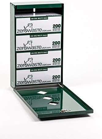 Zero Waste USA 1,000 Premium Dog Waste Station Refill Roll Bags - Up to 40% thicker & stronger than competitor bags - Guaranteed to fit any commercial roll bag dispenser (5 rolls of 200 bags)
