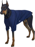 Dog Shirt for Small Dogs Plain T-Shirts Soft Breathable Dog Cotton Shirt pet Clothes (X-Large, Navy)