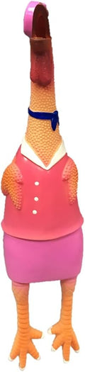 Latex Chicken Design Dog Toy (Girl)