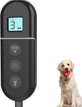 Anti Barking Device,3 in 1 Rechargeable Dog Barking Control Devices,Ultrasonic, LCD Screen Display Dog Bark Deterrent Safe for Human & Dogs up to 16.4 Ft Range Indoor & Outdoor(Black)