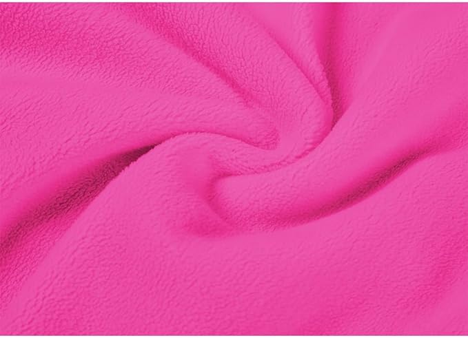 GreenJoy Classic Fleece Dog Sweater – Soft & Warm Stretchy Sweatshirt for Small Dogs & Cats, Cold-Weather Pullover for Everyday Wear (Dark Pink, Large/X-Large)