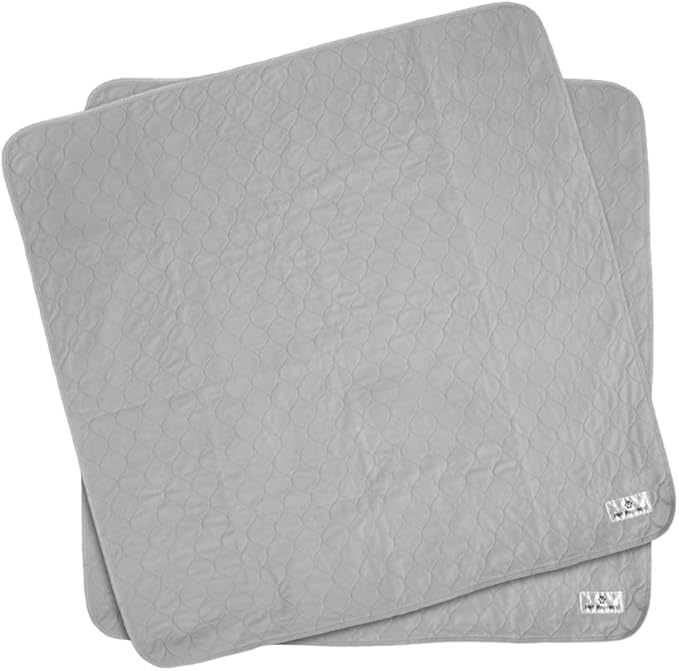 Pet Parents® Pawtect® Pads Washable Pee Pads for Dogs (2pack) of Premium Dog Pee Pads, Waterproof Puppy Pads & Reusable Dog Pads, Whelping Pads & Modern Pee Pads for Dogs (Grey, 41x41)