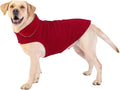Fleece Dog Coat Reflective Cold Weather Dog Jacket Apparel for Extra Large to Small Pets(Red,3XL)