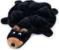 ZippyPaws Squeakie Crawler- No Stuffing Dog Toy to Keep Them Busy, for Small, Medium, & Large Dogs, Squeaky Pet Toy for Boredom, Unstuffed Chew Toy, Soft Plush Puppy Products, Bubba The Bear- 12"