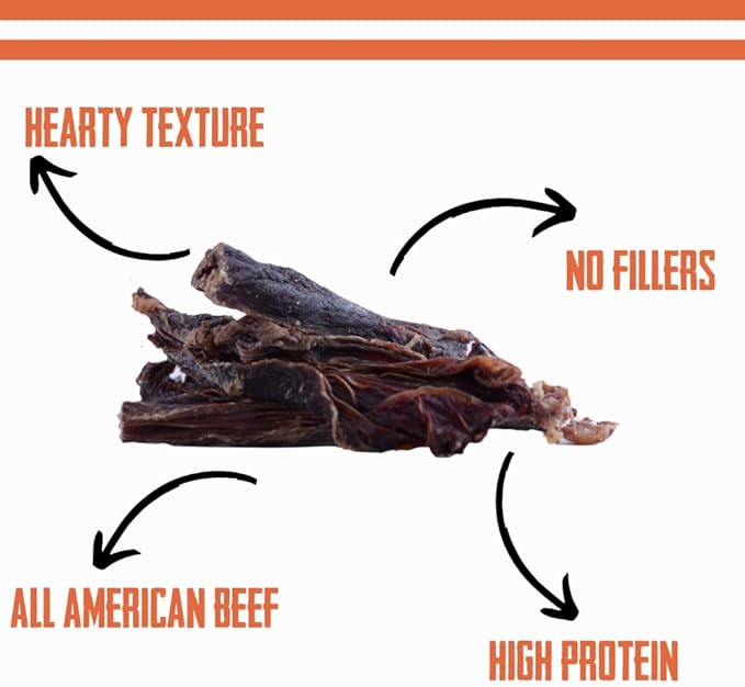 Bully Boy's Famous Beef Taffy | Free from Wheat, Corn, Soy, or Gluten | Safe, Healthy, and High Protein | with Slow Roasted & Smoked Beef Weasand | Made in Utah | 6 oz - 1 Pack