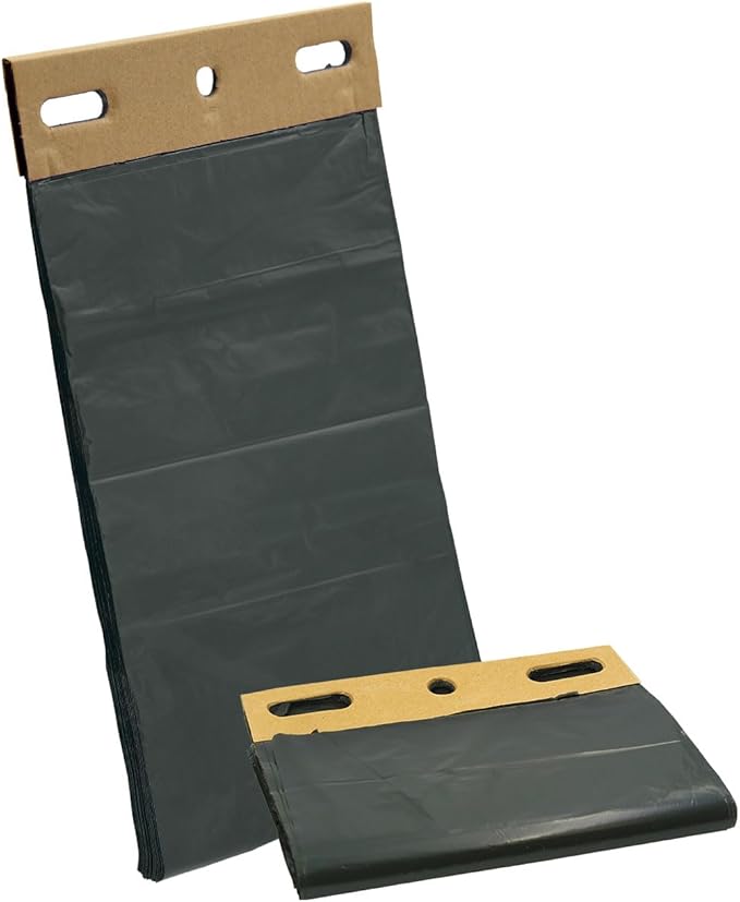 Zero Waste USA - The MITTN Bag® - MittN Dog Waste Header Bags with 7" gusset bottom creates a 'mitt' for easy pick-up - Fits all header dispensers - Dark Green 20 headers = 2,000 Bags
