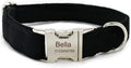 Dog Collar Custom Personalized Engraved Name and Phone Number for Puppy Small Medium Large Pets (L, Black)