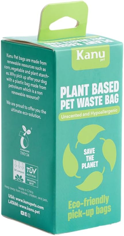 Dog Poop Bags – 120 Count (8 Rolls), Unscented, Leak-Proof, Extra-Thick Waste Bags for Dogs – Easy Tear, Fits All Dispensers – Eco-Friendly Cleanup