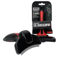 HOP Dog Deshedding Brush for Short Haired Dogs Cats Pets Professional Deshedding Tool Anti-Slip Handle & Detachable Head Highly Effective Deshedder Grooming Home of Paws(Black_L)
