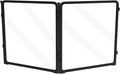 FXW Pawadise Acrylic & Wire Mesh Indoor Dog Playpen, Heavy Duty 24 Inch 2 Panels Metal Dog Pen for Puppy and Small Dogs, Black│Patented