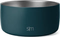 Simple Modern Stainless Steel Pet Water Bowl for Dogs & Cats | Reusable Insulated Stainless Steel Food Bowls for Dog Cat | No Tip No Slip BPA Free | Bentley Collection | Medium (32oz) | Riptide