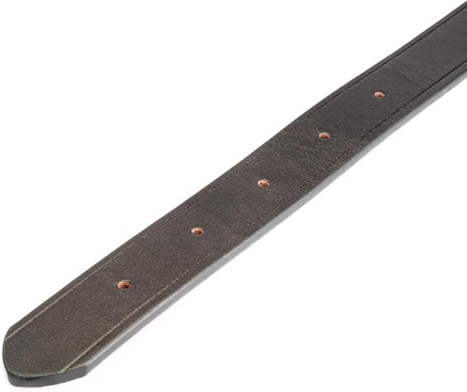 King Buck Premium Leather D Ring Dog Collar, Leather, M/L