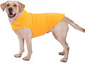 Fleece Dog Coat Pet Jacket Reflective for Cold Weather for Extra Large to Small Pets(Yellow,2XL)