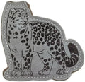 Yeti Dog Chew Premium Leather Dog Toy, All Natural Ethically Sourced, Snow Leopard