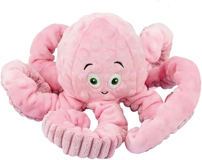 Dog Toys Squeaky, Interactive Plush Stuffed Octopus Tug of War Toy, Puppy Teething Pet Toy for Small Medium Large Dogs to Keep Them Busy