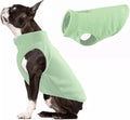 JACKO & CO - Fleece Vest Dog Sweater with Leash Ring - Soft, Warm & Lightweight Pullover Coat for Small & Medium Dogs, Puppies & Cats - Cozy Fall/Winter/Spring Pet Jacket (Mint Green, Medium 6-10lbs)