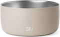 Simple Modern Stainless Steel Pet Water Bowl for Dogs & Cats | Reusable Insulated Stainless Steel Food Bowls for Dog Cat | No Tip No Slip BPA Free | Bentley Collection | Large (64oz) | Almond Birch