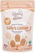 Rondi's Kitchen Lilly's Littles All-Natural & Organic Healthy Soft Dog Treats, Healthy Snacks for Small Dogs, Puppies, and Seniors, Tender Bite Cookies, Human Grade - Chicken & Peanut Butter