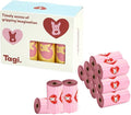 Tagi. The Fruits of Love Dog Poop Bag Rolls, Portable Pet Waste Bags for Dog Walking, Leak Proof and Extra Thick, 12 Berry Rolls Bags