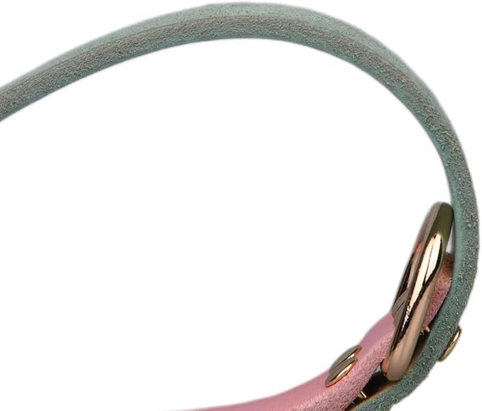 Yonsbox Personalized Dog Collar with Nameplate – Genuine Leather, Engraved Pet ID Tag with Phone Number – Adjustable Custom Dog Collar for Small, Medium & Large Dogs, Durable Cowhide Collar