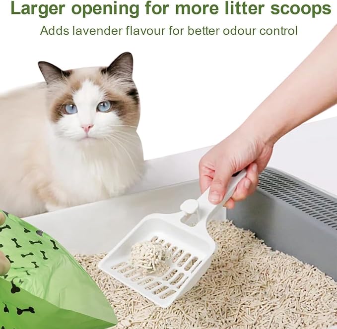 Strong Green Leak Proof Waste Bag for Dogs with Holder-270 Large Poop Bags,Biodegradable Dog Poo Bags with Corn Starch Blended Compostable Bag