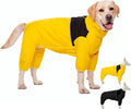 Dog Raincoat,Waterproof Windproof Rain Jacket,All-Weather Jacket,for Small Medium Large Extra Large Dogs (Yellow, Large)