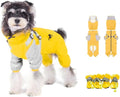 Waterproof Dog Raincoat with Windproof Design Adjustable Fit for Small Medium Large Dogs, Puppies Includes Anti-Slip Dog Shoes for Hardwood Floors and Water Protection, Light-Weight (L)