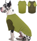 IKUPUKO 2 Pack Dog T-Shirts for Extra Large Dogs Soft Breathable Cotton Shirt Shedding Control Clothes for Great Dane, Summer Hot Weather Walking, Seaside, Park Play, XXXXXL