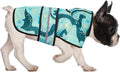 HDE Dog Raincoat Jacket Reflective Adjustable Hooded Pet Poncho Rain Coat with Leash Hole for Small to X-Large Dogs Dinosaurs - S