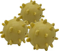 Dog Balls ，2.3” Heavy Duty Squeaky Dog Toys for Small Medium Large Dogs Squeaky Toy Balls 3 Pcs (Yellow)