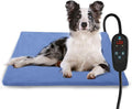 PETNF Pet Heating Pad Temperature Adjustment Dog Anti-bite Puppy with Timer Indoor Waterproof Pet Warming Electric Heated Bed Mat Dog