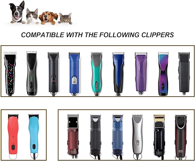 5/8 Wide Toe Pet Dog Grooming Detachable Blades,Compatible with Andis,Oster A5,Wahl KM10 Clippers,Cut Length 1/32-inch