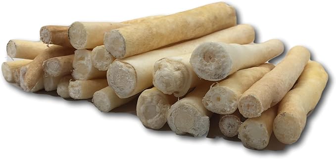 Top Dog Chews - 6 Inch Cow Tails, High-Protein Dog Treats, 100% Naturally Sourced Dog Chew from Free Range Grass-Fed Cattle, Beef Bull Puppy Treats (12 Pack)