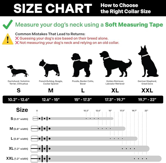 Classic Genuine Leather Dog Collar | Dog Collars for Medium Dogs, Small Dogs, Large Dogs & Extra Large Dog | Wide Dog Collar | Heavy Duty Dog Collar (Red, S: 0.5" Wide for 7.5"-10.5" Neck)