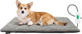 Dog Heating Pad (48"x28") - Waterproof Electric Heated Mat & Pet Bed for Indoor and Outdoor Use, Chew Resistant Cord, Machine Washable Cover with Wheat Pattern Quilting, for Cats and Pets