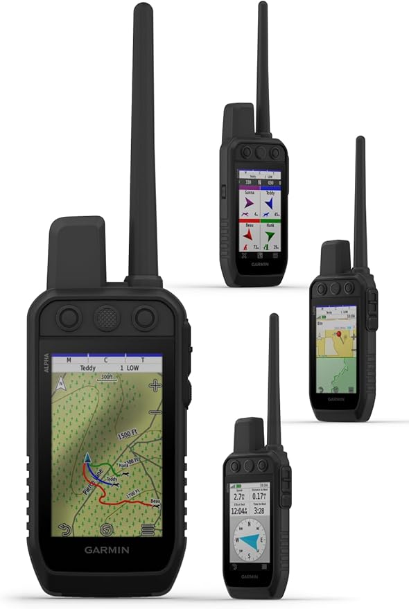 Wearable4U - Garmin Alpha 300 Handheld, Advanced Dog Tracking and Training Handheld, Touchscreen with E-Bank Bundle