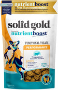 Solid Gold Healthy Dog Treats - Functional Beef Soft Dog Treat w/Salmon Oil & Superfoods for Gut Health & Performance for Active Dogs - Healthy Training Treats for Dogs of All Ages & Sizes - 5.2oz