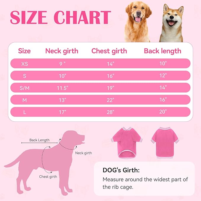 Dog Sweaters for Medium Dogs, Brushed Fleece Dog Sweater Baseball Jacket Soft Warm Pet Sweater Clothes Medium Sized Boy Girl Pet(Pink-M)