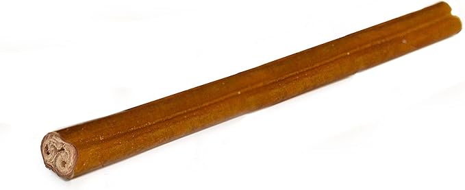 Cadet Bully Hide Sticks for Large Dogs – All-Natural Beef Pizzle, High Protein, Low Fat, Long-Lasting, Grain & Rawhide-Free Dog Chews for Aggressive Chewers, Large (8 Count)