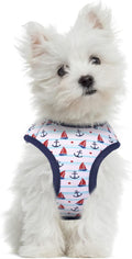 Mile High Life Step in Dog Harness for Small Dogs No Pull, Easy Get on Air Mesh Vest Harness, Adjustable Easy Closures Both Neck and Chest (White, XS Chest 11.4"-16.1")