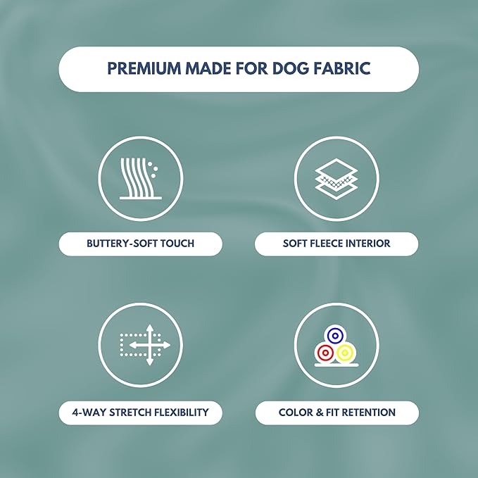 Spark Paws Dog Hoodie – Premium Dog Sweater for Small, Medium, and Large Dogs | Warm Outfits for French Bulldogs, Pitbull, Puppy, Winter Jacket Alternative - Teal - XL