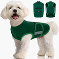 MIGOHI Dog Anxiety Relief Coat,Comfort Anxiety Vest for Dogs,Adjustable Dog Anxiety Calming Wrap for Fireworks,Thunderstorm,Travel,Separation,Anxiety Jacket for Medium Dogs,M,Green